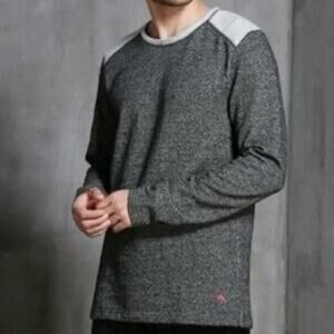 Tommy Bahama Charcoal and Light Gray Long Sleeve Shirt